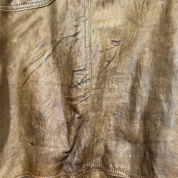 Brown Bomber Jacket in Soft Lamb Skin - Picture 6 of 10